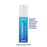 Illuminat Korean Glass Finish Toner with Blue Lotus Water Extract: Deep Hydration & Radiance 100ml